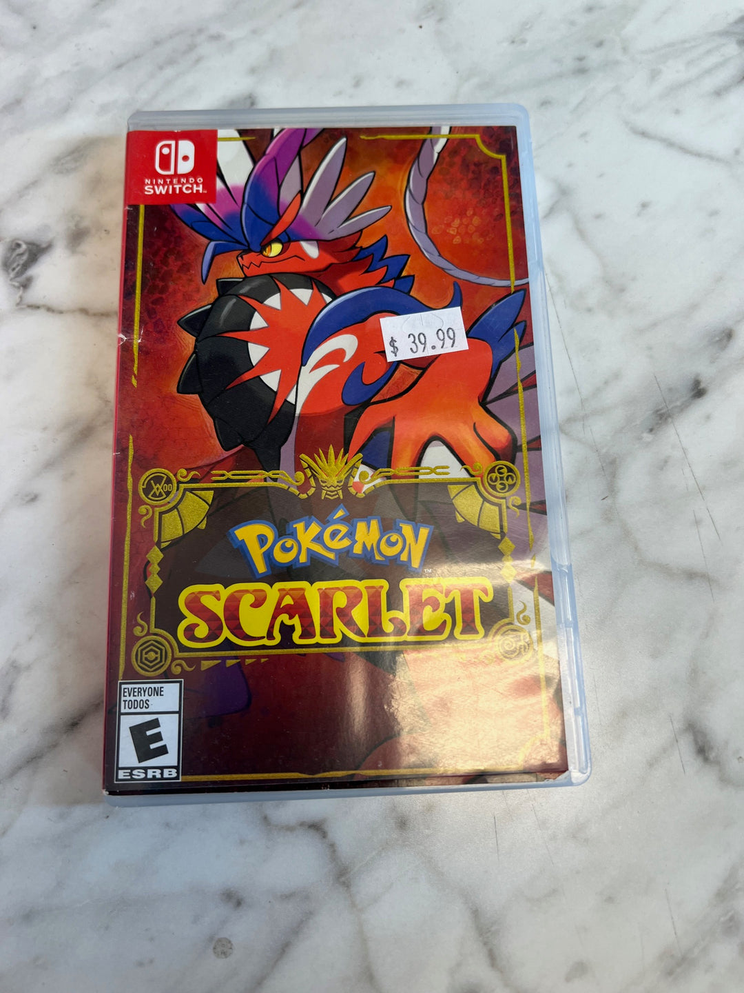 Pokemon Scarlet Nintendo Switch Case only CO81225