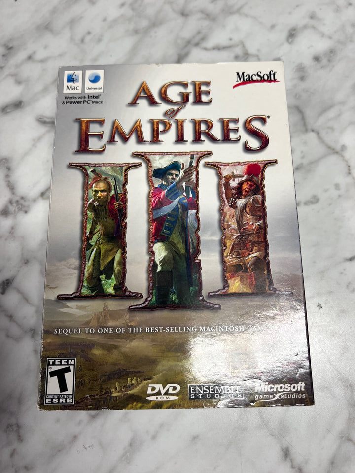 Age of Empires III Macintosh Mac DVD-ROM Used UP111325