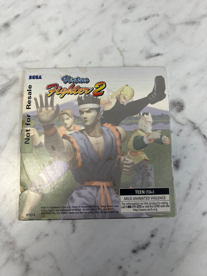 Virtua Fighter 2 Sega Saturn Tested/Working Sleeve Version  DE101624