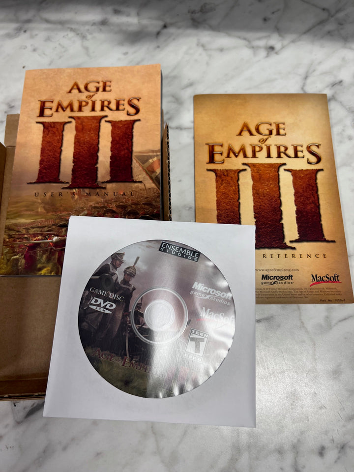 Age of Empires III Macintosh Mac DVD-ROM Used UP111325