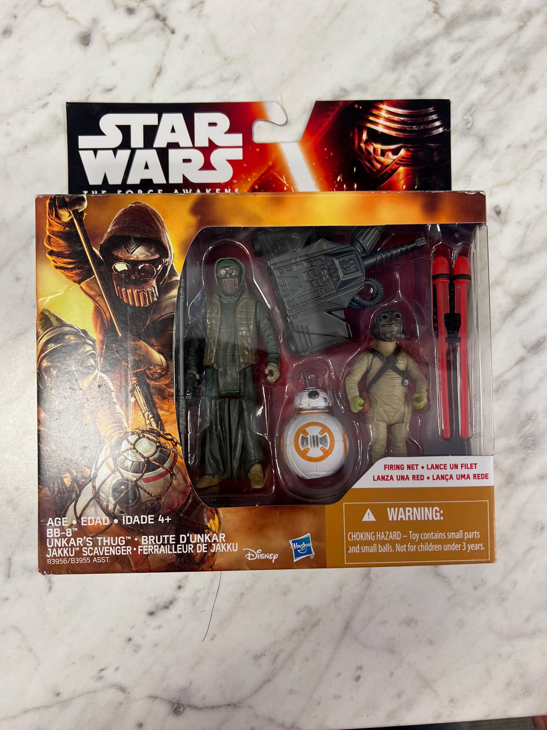 Star Wars The Force Awakens 3 Pack BB-8 Unkar's Thug Jakku Scavenger NEW  TO2625