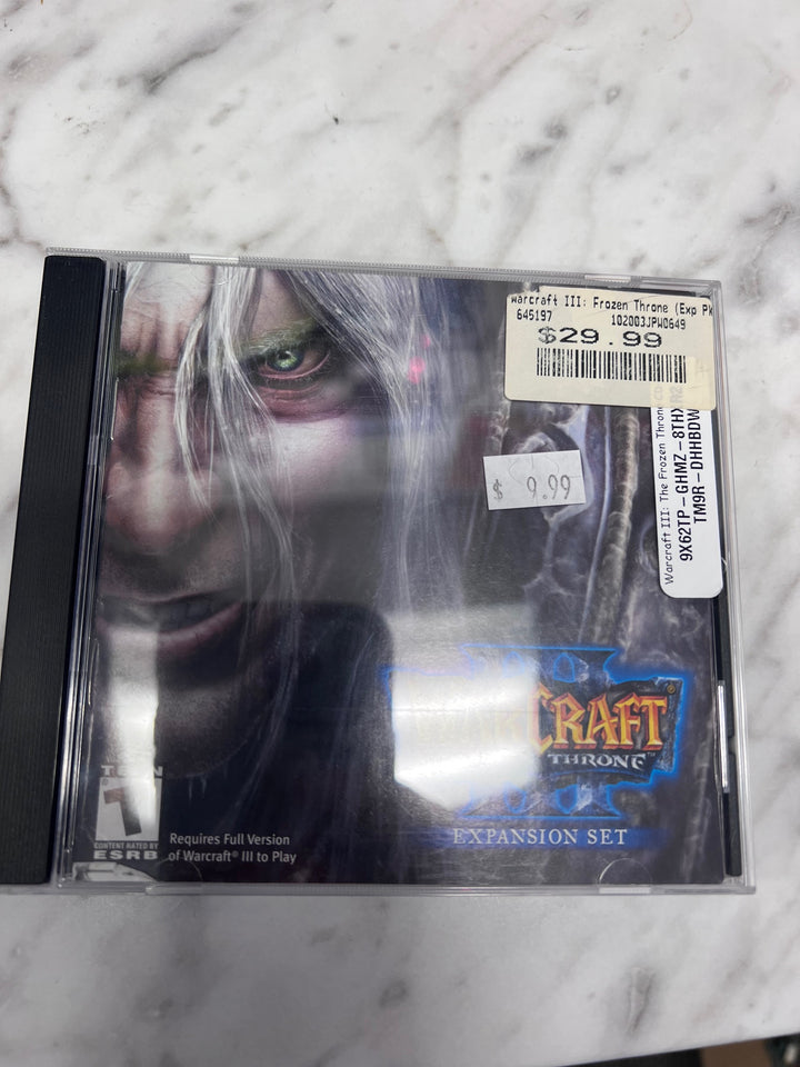 Warcraft III The Frozen Throne (Jewel Case) PC CD-ROM Used UP111325
