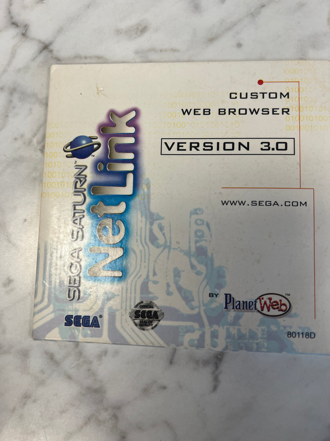 Sega Saturn Netlink Disc 3.0  DE101624