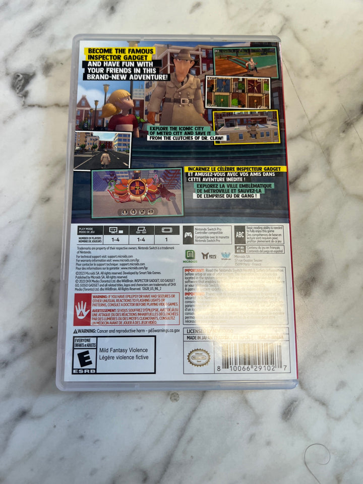 Inspector Gadget Mad Time Party Nintendo Switch Case only CO81225