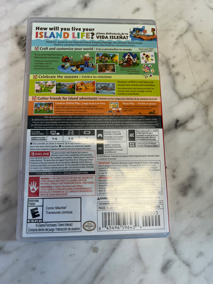 Animal Crossing New Horizons Nintendo Switch Case only CO81225