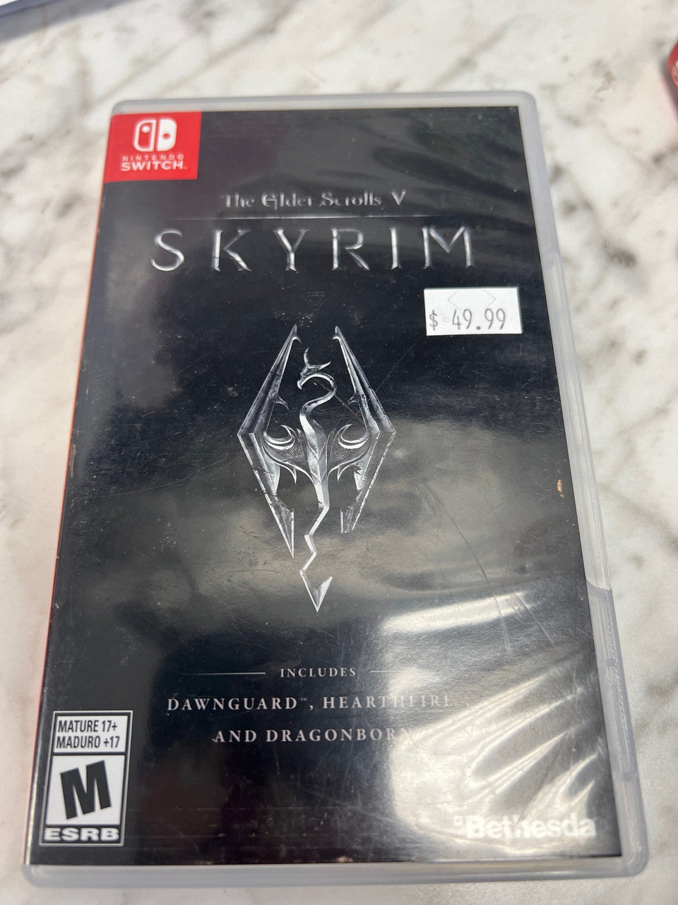 The Elder Scrolls V Skyrim Nintendo Switch Case Only