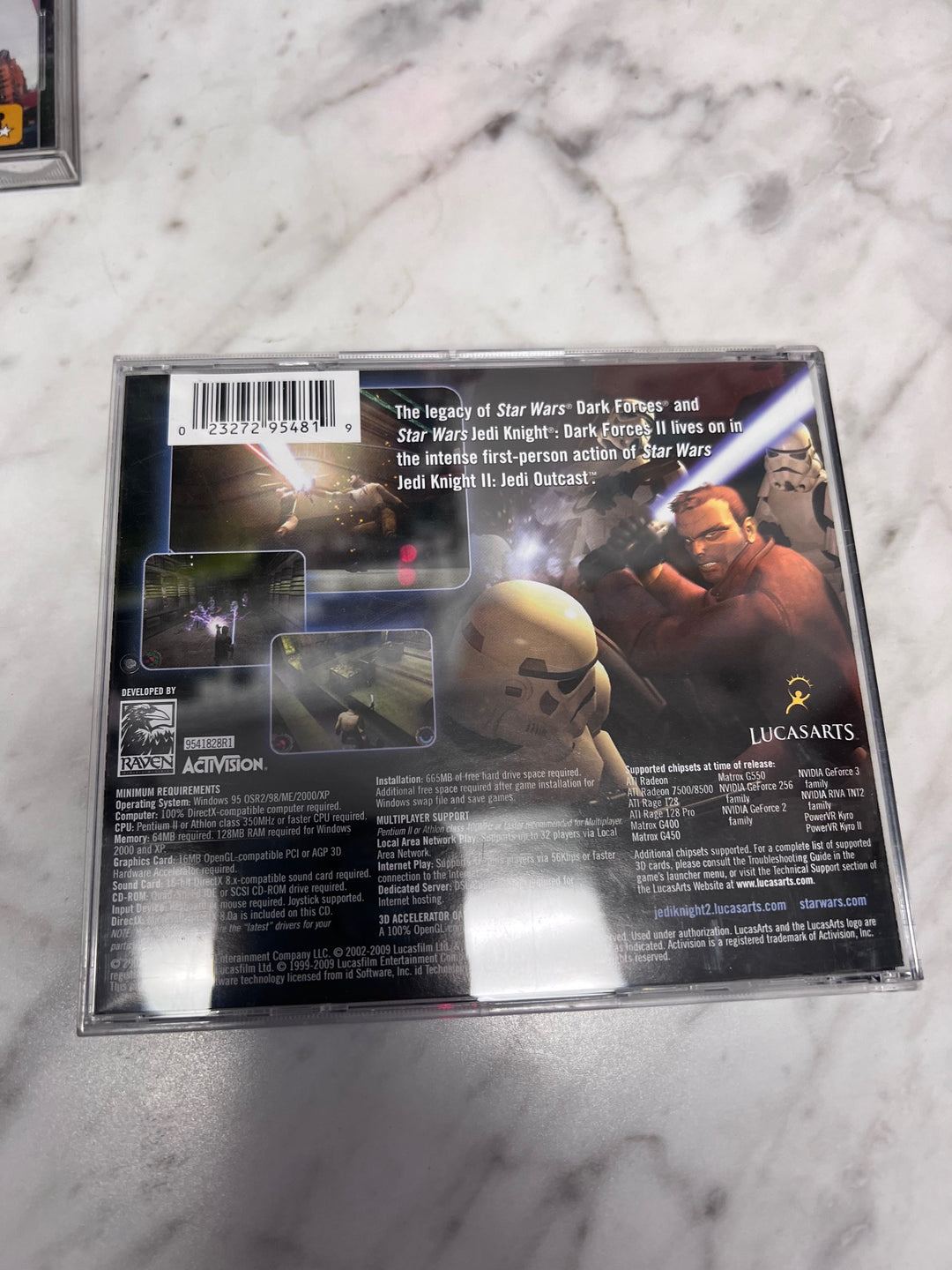 Star Wars Jedi Knight II Jedi Outcast (Jewel Case) PC CD-ROM Used UP111325