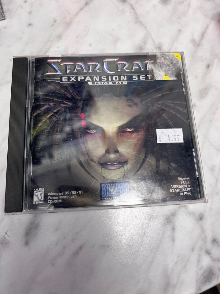 Starcraft Brood War Expansion Set (Jewel Case) PC CD-ROM Used UP111325