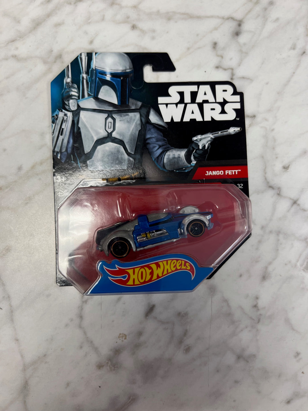 Star Wars Hot Wheels Jango Fett  NEW  TO2625