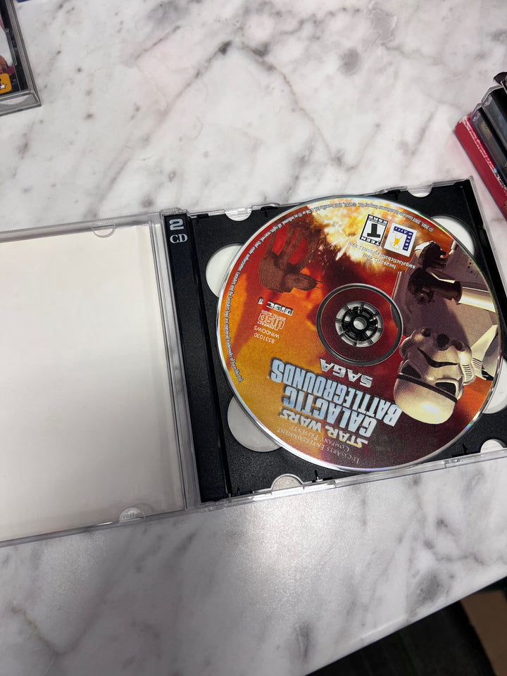 Star Wars Galactic Battlegrounds Saga (Jewel Case) PC CD-ROM Used UP111325