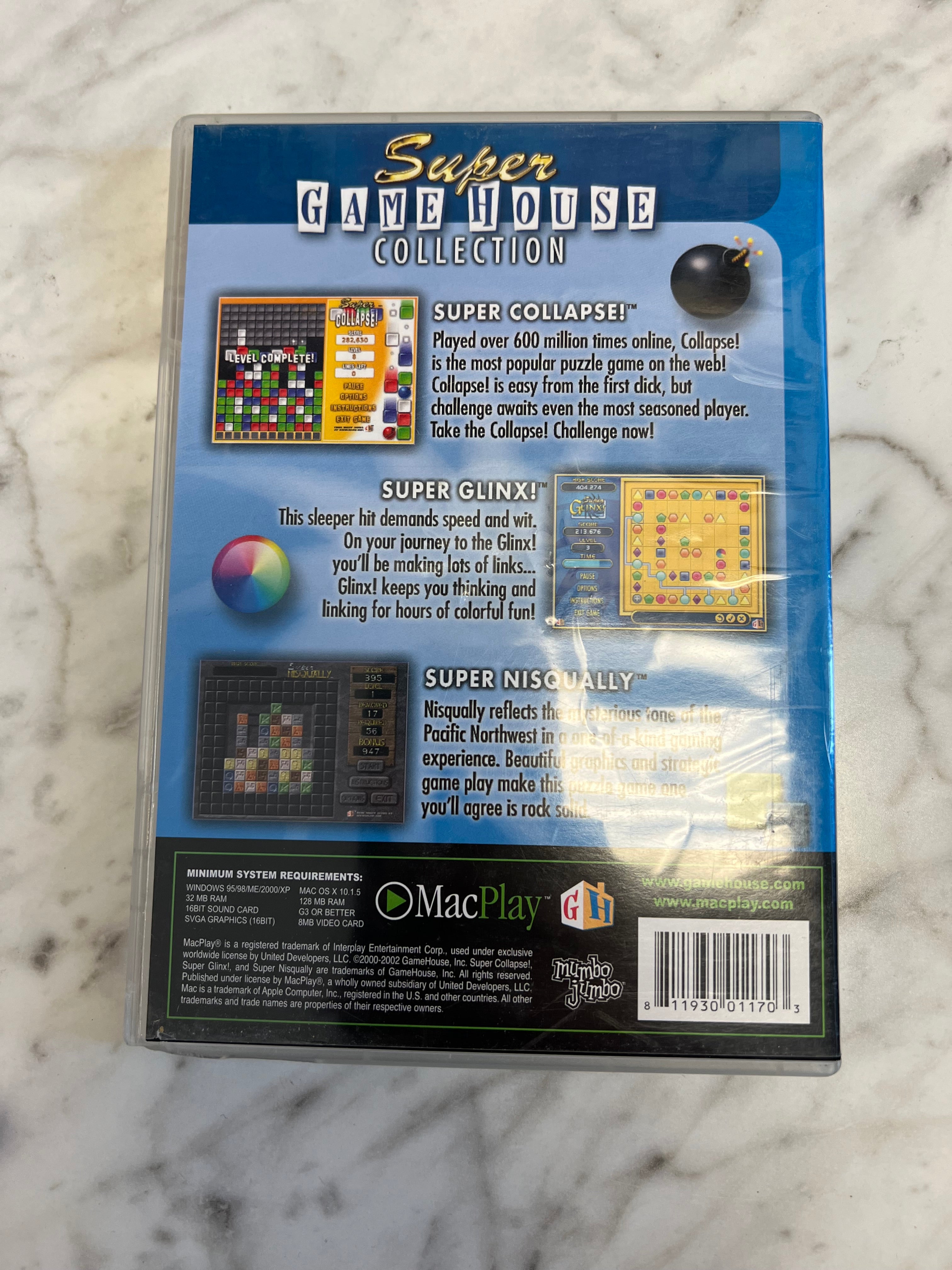 Super Collapse PC Mac CD-ROM Game PC8524 – Core Gaming