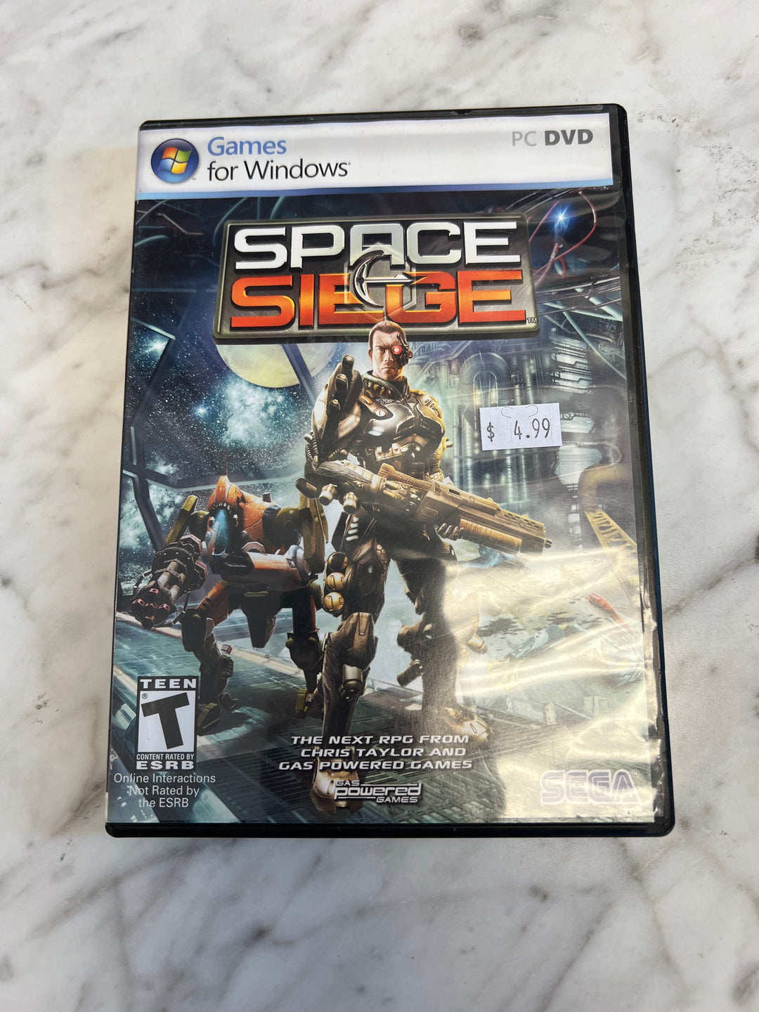 Space Siege Sega PC DVD-ROM Game  PC8524