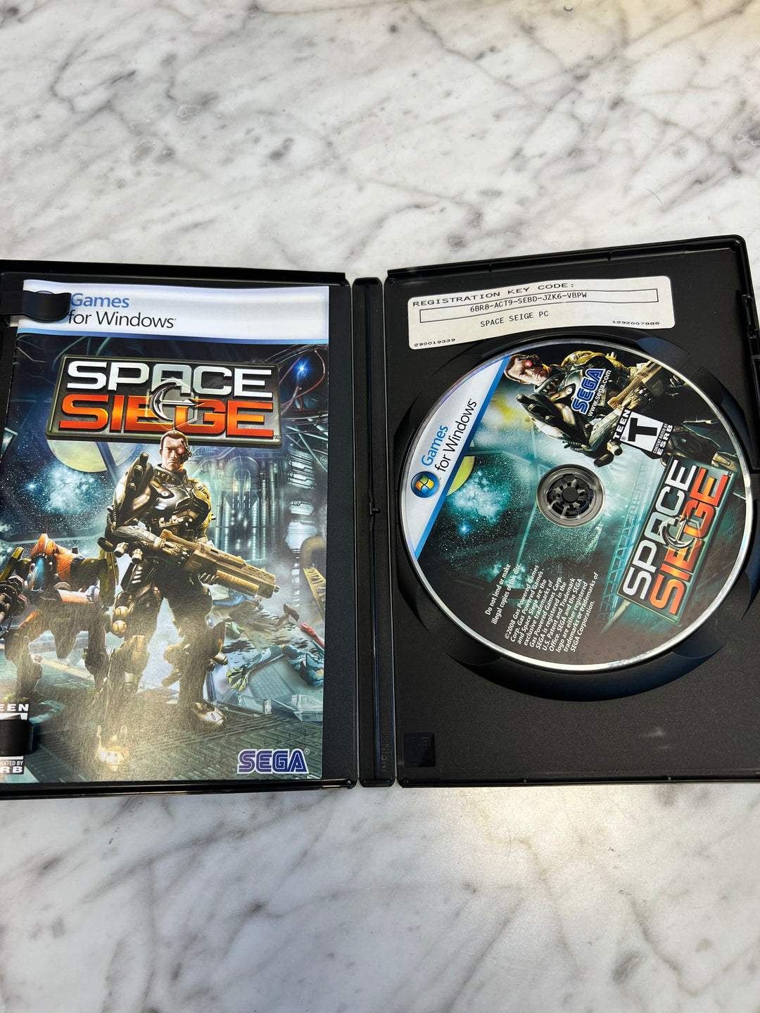 Space Siege Sega PC DVD-ROM Game  PC8524