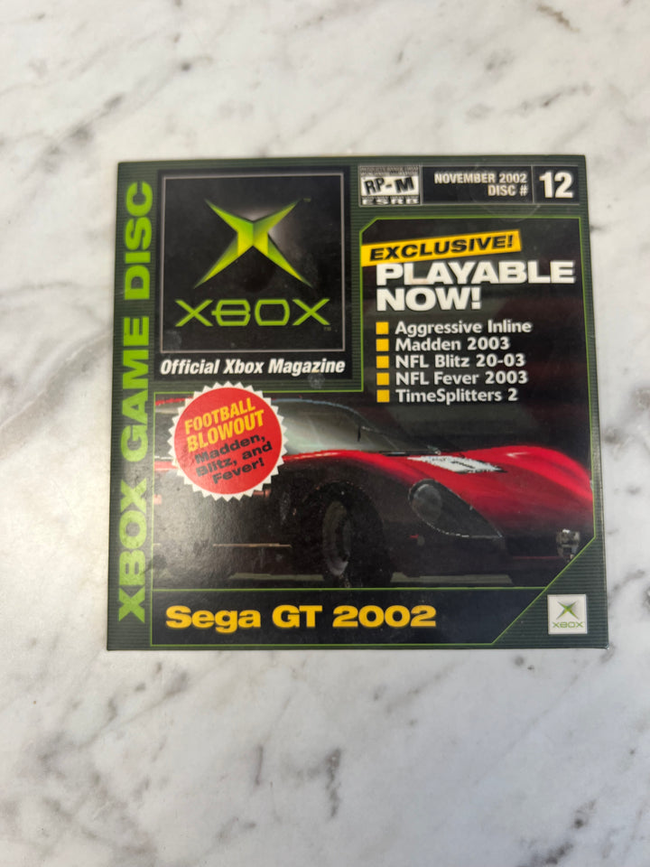 Official Xbox Magazine Demo Disc #12 November 2002    DE101624