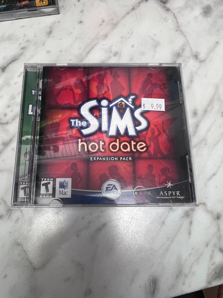 The Sims Hot Date Expansion Pack (Jewel Case) Mac CD-ROM Used UP111325