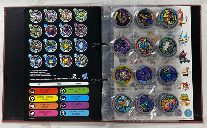 Yokai Watch Hasbro Binder (37 Medals - Not Complete)  UT102829