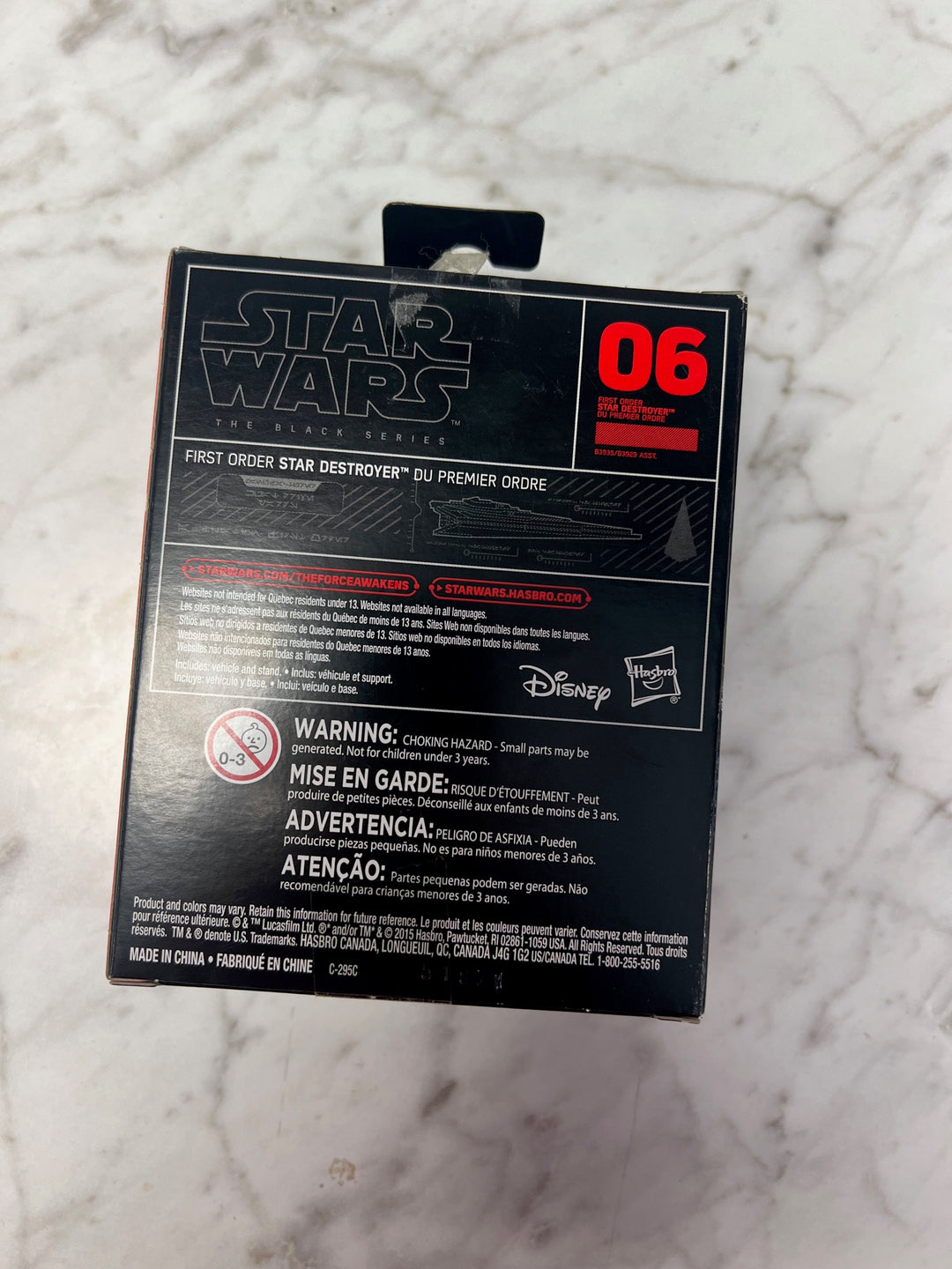 Star Wars the Black Series Titanium Series Star Destroyer OPENED UNUSED TO2625