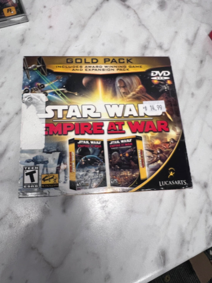 Star Wars Empire At War Gold Pack (Jewel Case) PC DVD-ROM Used UP111325