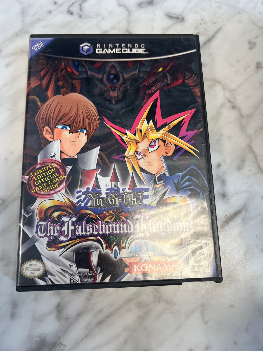 Yu-Gi-Oh! The Falsebound Kingdom Nintendo Gamecube Case + Manual ONLY CO81225