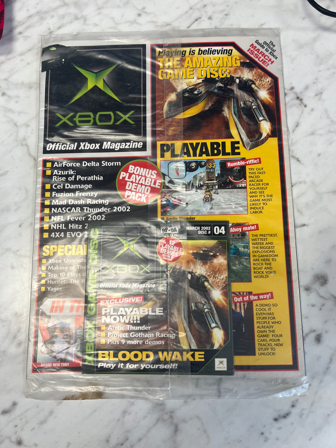 Official Xbox Magazine March 2002 Issue #4 New Sealed w/ demo disc DE101624