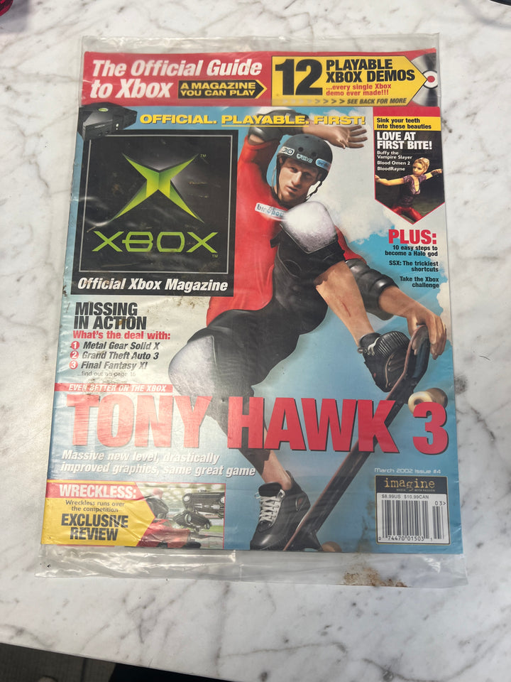 Official Xbox Magazine March 2002 Issue #4 New Sealed w/ demo disc DE101624