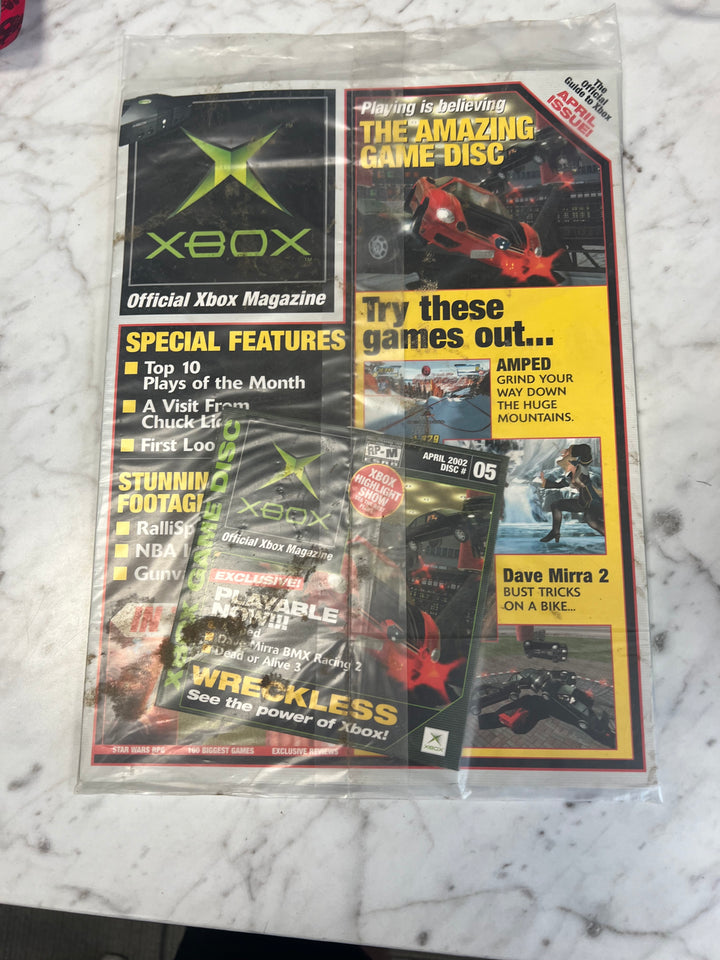 Official Xbox Magazine April 2002 Issue #5 New Sealed w/ demo disc DE101624
