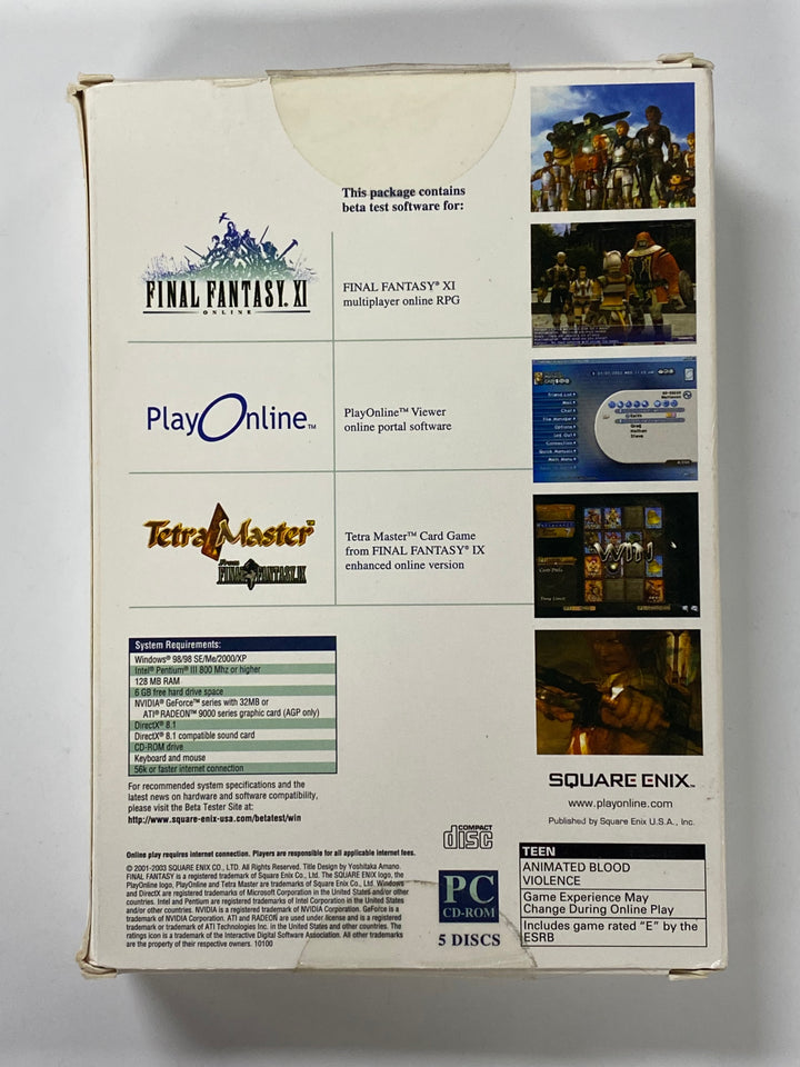 Final Fantasy XI Online Beta Version - PC PC102826