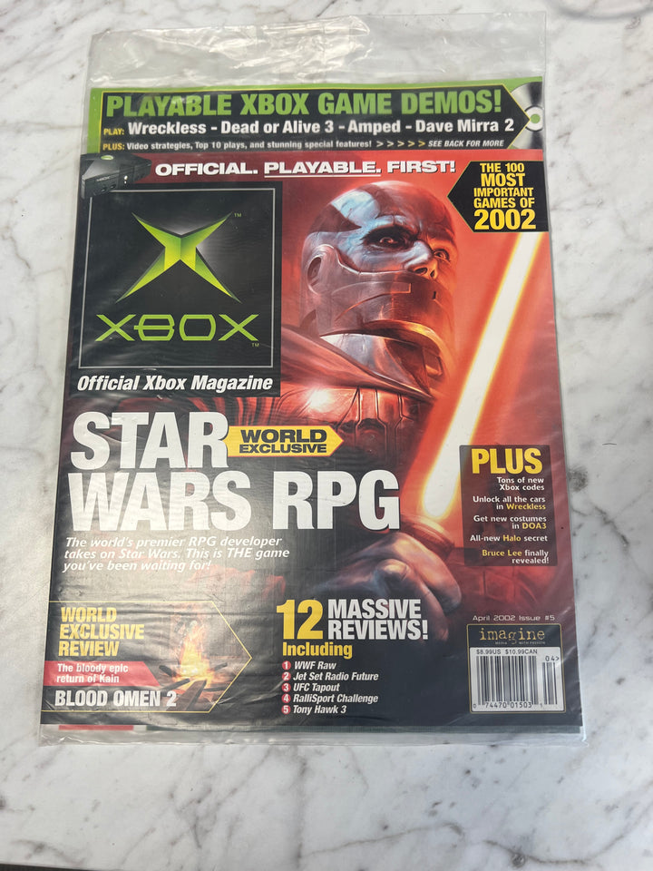 Official Xbox Magazine April 2002 Issue #5 New Sealed w/ demo disc DE101624