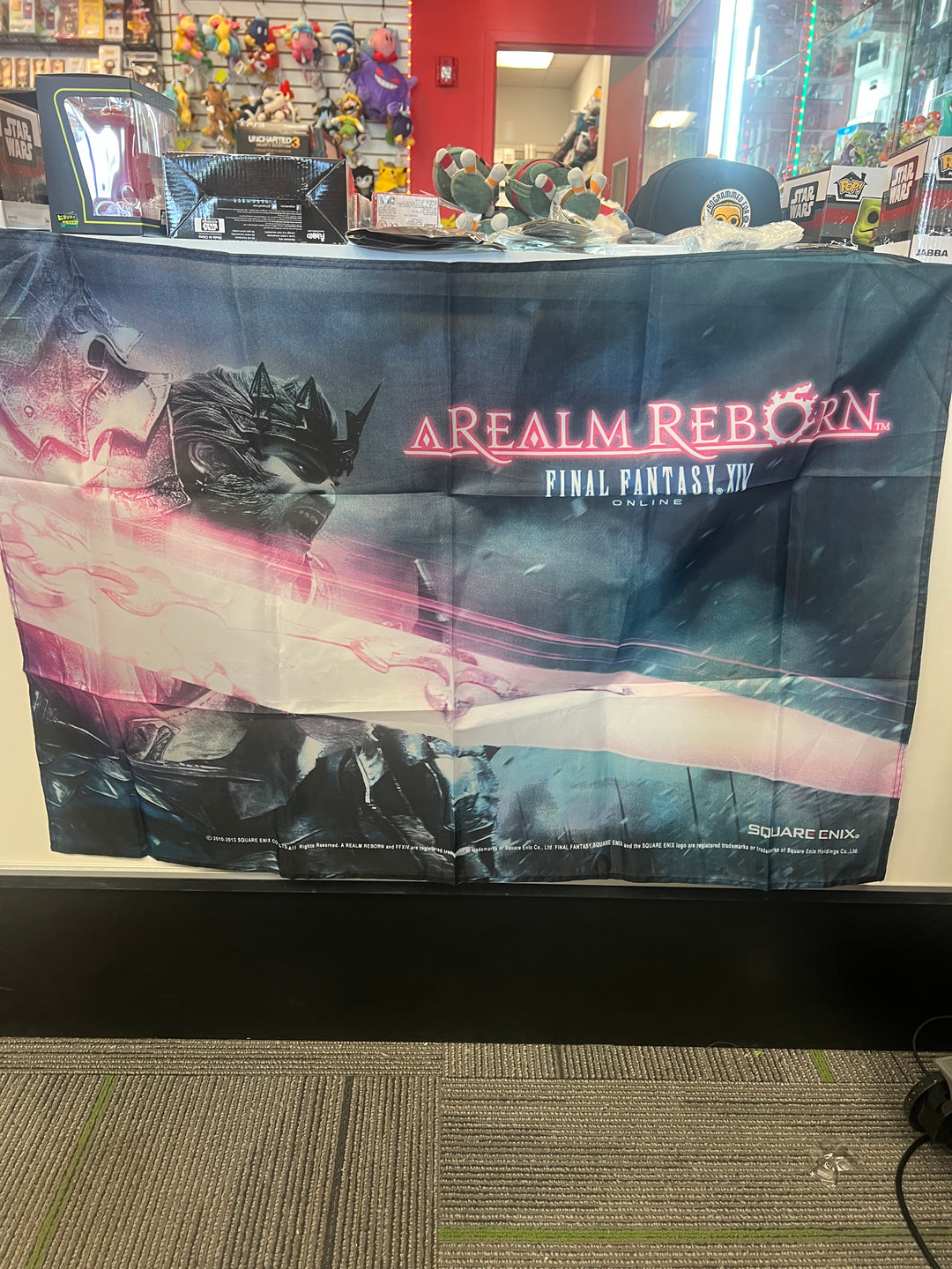 Final Fantasy 14 XIV A Realm Reborn Wall Scroll Fabric Banner