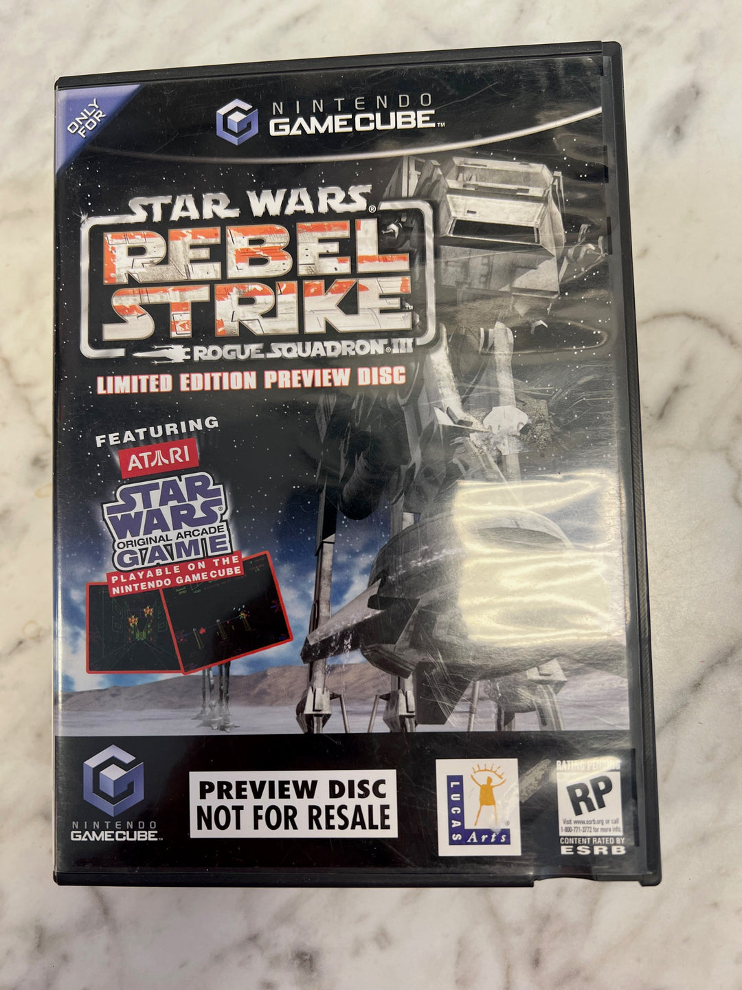 Star Wars Rogue Squadron III Rebel Strike Demo Disc Nintendo Gamecube R2625