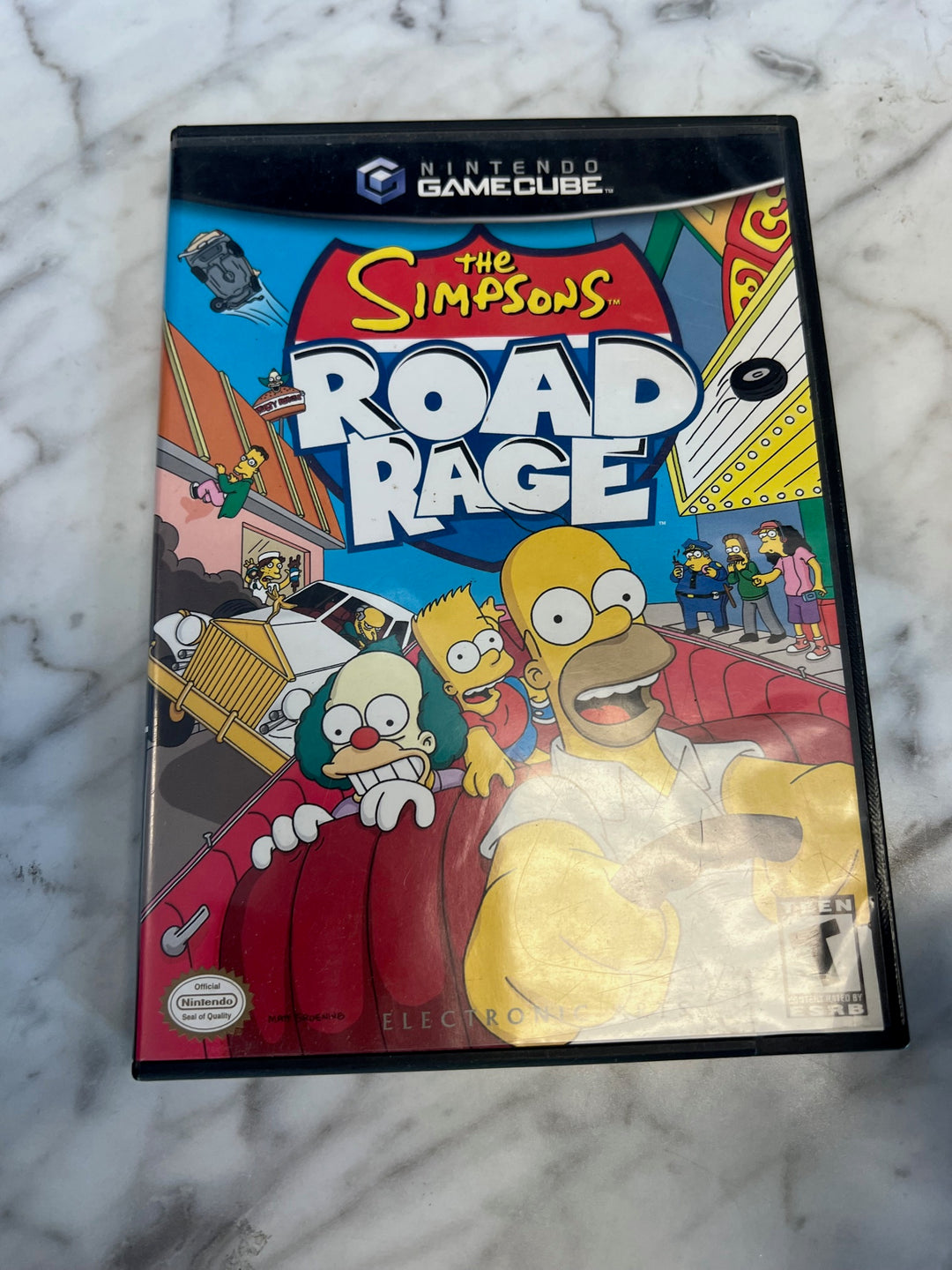 The Simpsons Road Rage Nintendo Gamecube Case ONLY CO81225