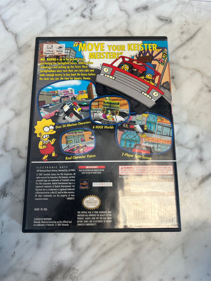 The Simpsons Road Rage Nintendo Gamecube Case ONLY CO81225