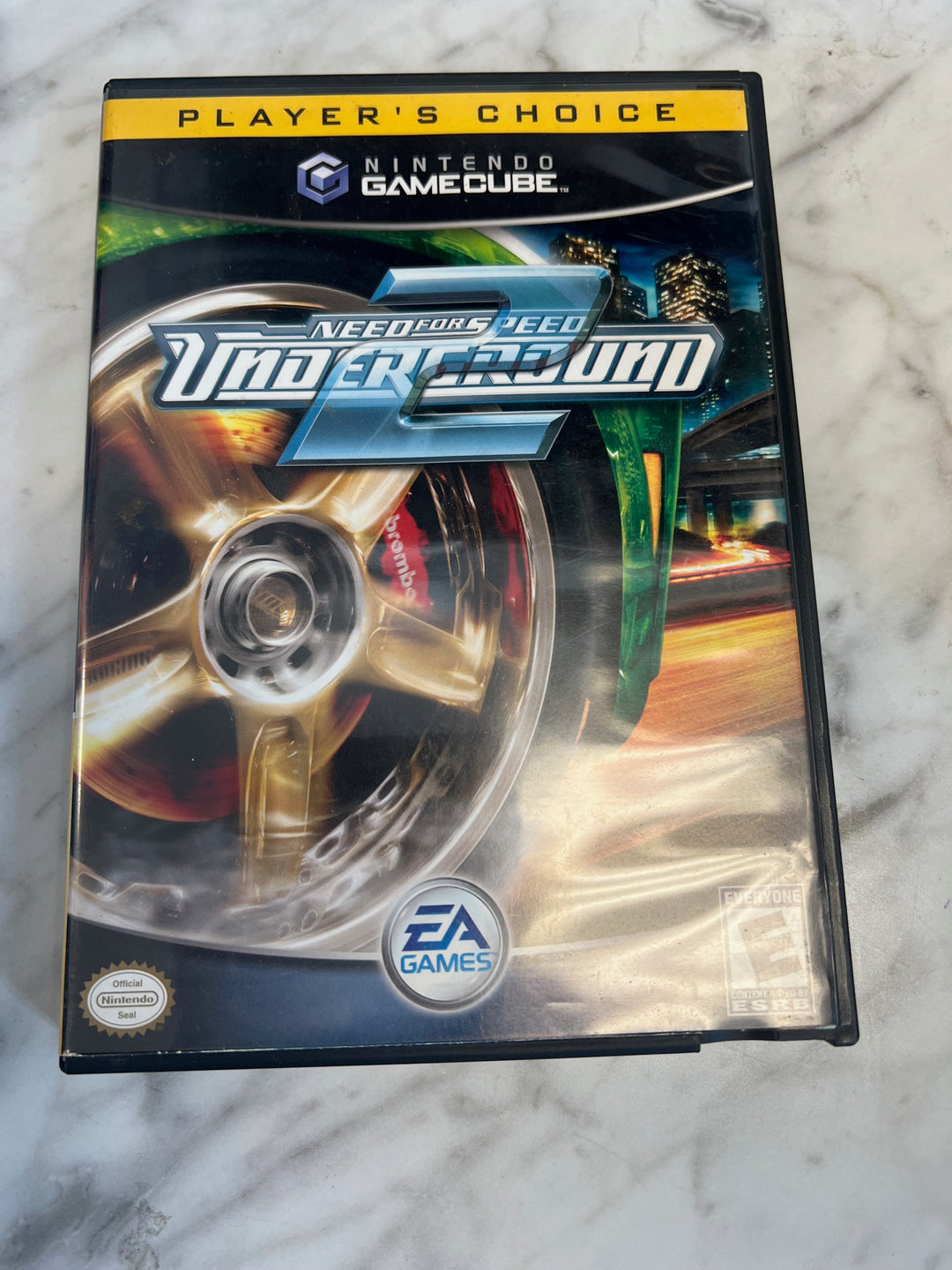 Need for Speed Underground 2 Nintendo Gamecube Case and Manual ONLY CO81225