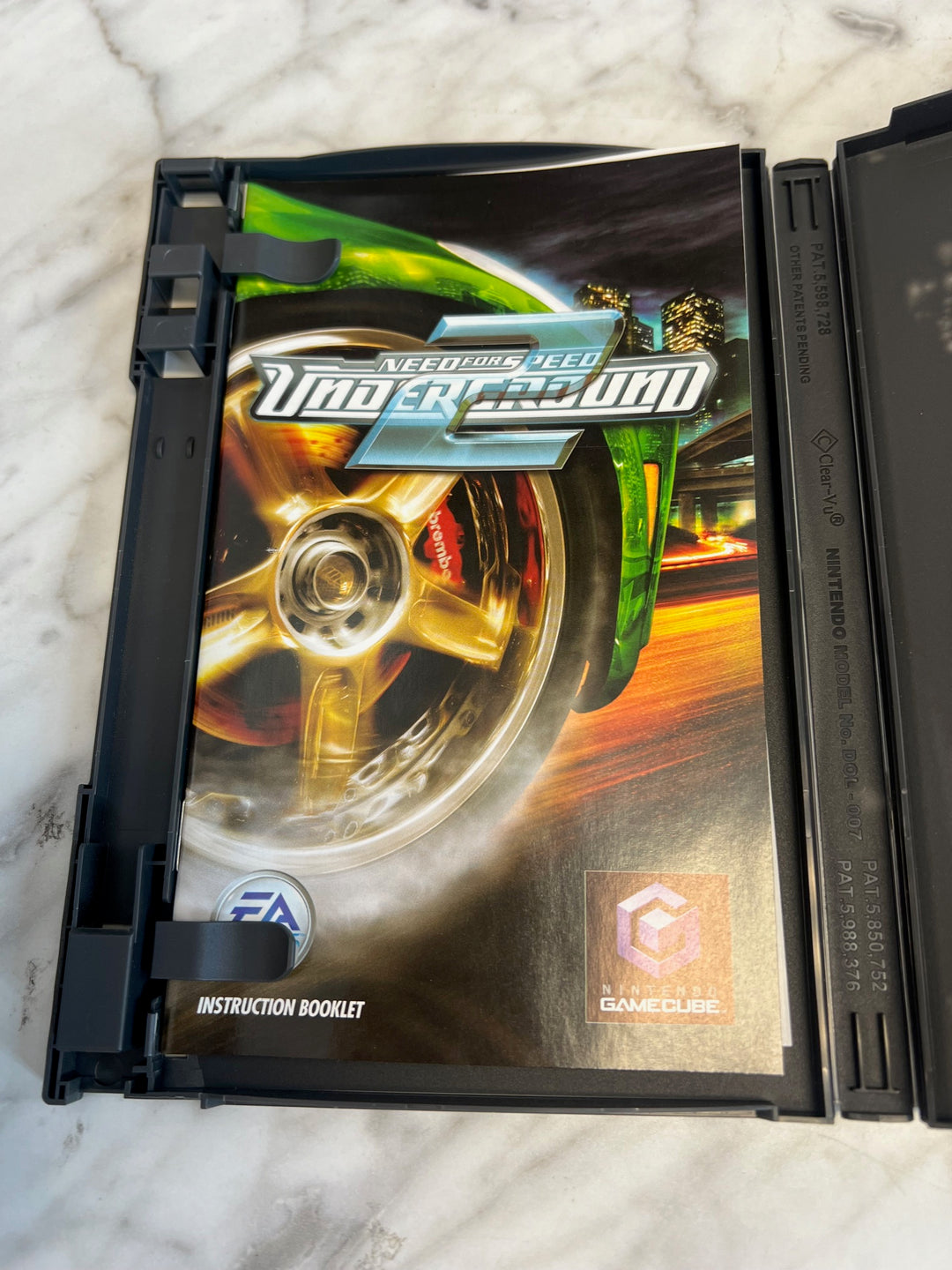 Need for Speed Underground 2 Nintendo Gamecube Case and Manual ONLY CO81225