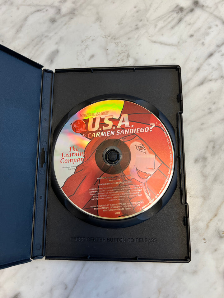 Where in the USA is Carmen Sandiego? PC CD-ROM Game  PC8524