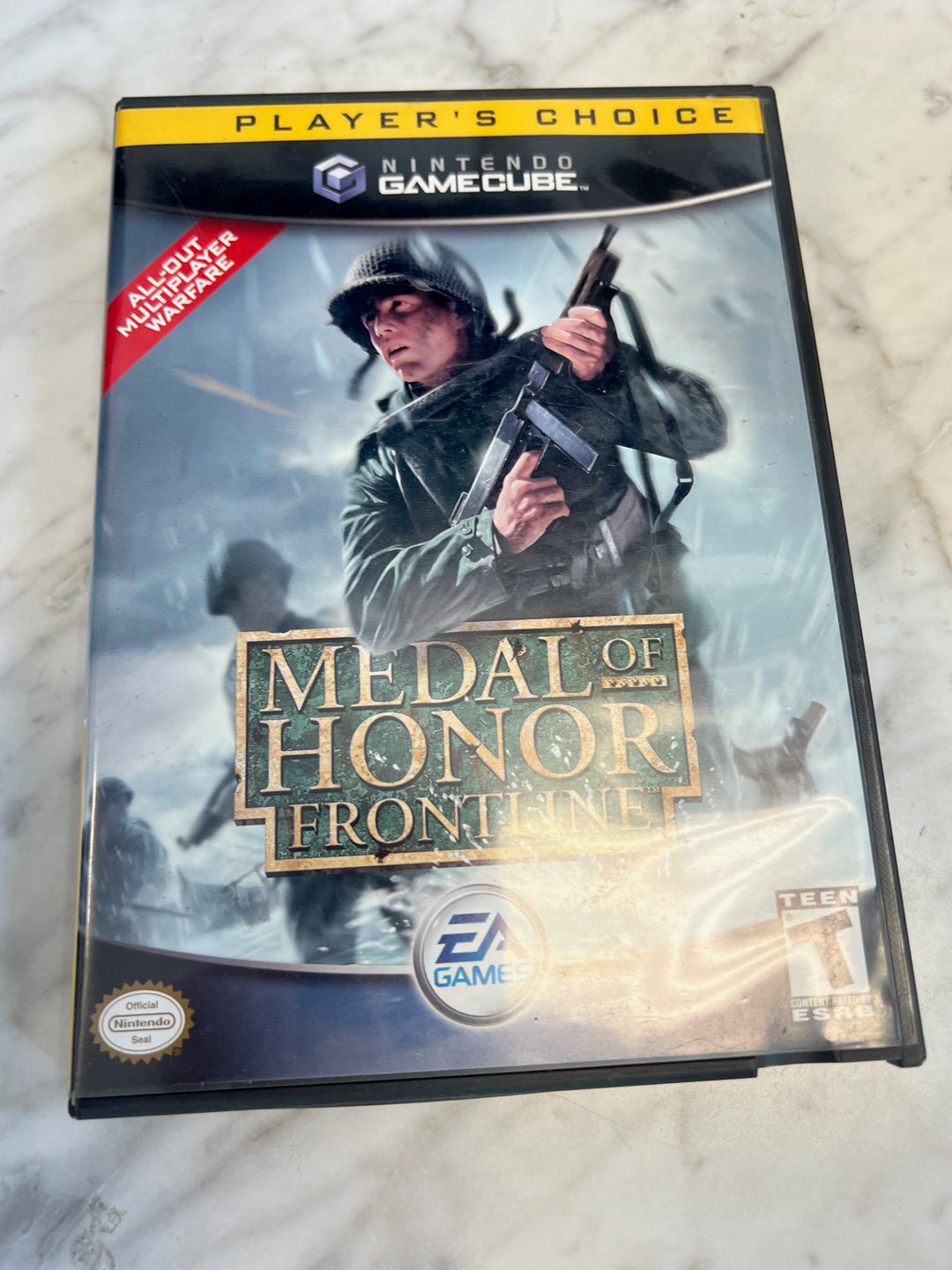Medal of Honor Frontline Nintendo Gamecube Case and Manual ONLY CO81225