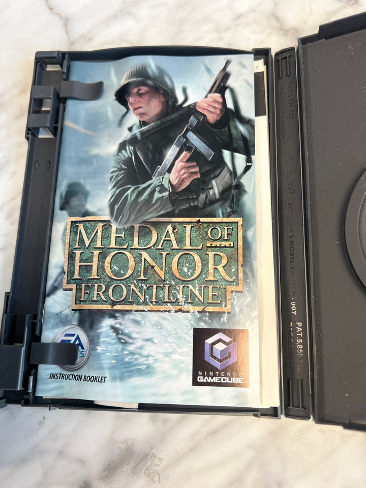 Medal of Honor Frontline Nintendo Gamecube Case and Manual ONLY CO81225