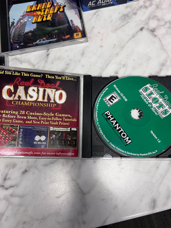 Reel Deal Slots Nickels and More (Jewel Case) PC CD-ROM Used UP111325