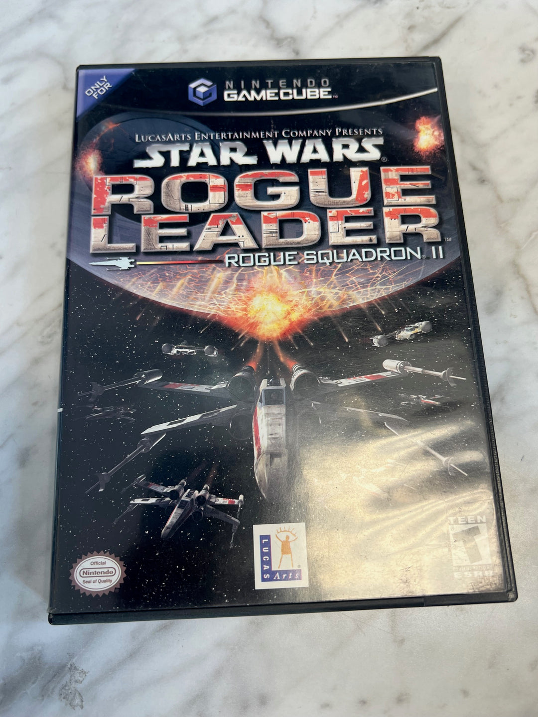 Star Wars Rogue Leader Squadron II Nintendo Gamecube Case and Manual ONLY CO81225