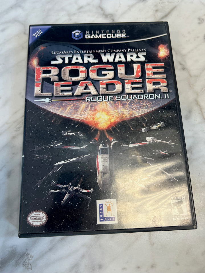 Star Wars Rogue Leader Squadron II Nintendo Gamecube Case and Manual ONLY CO81225