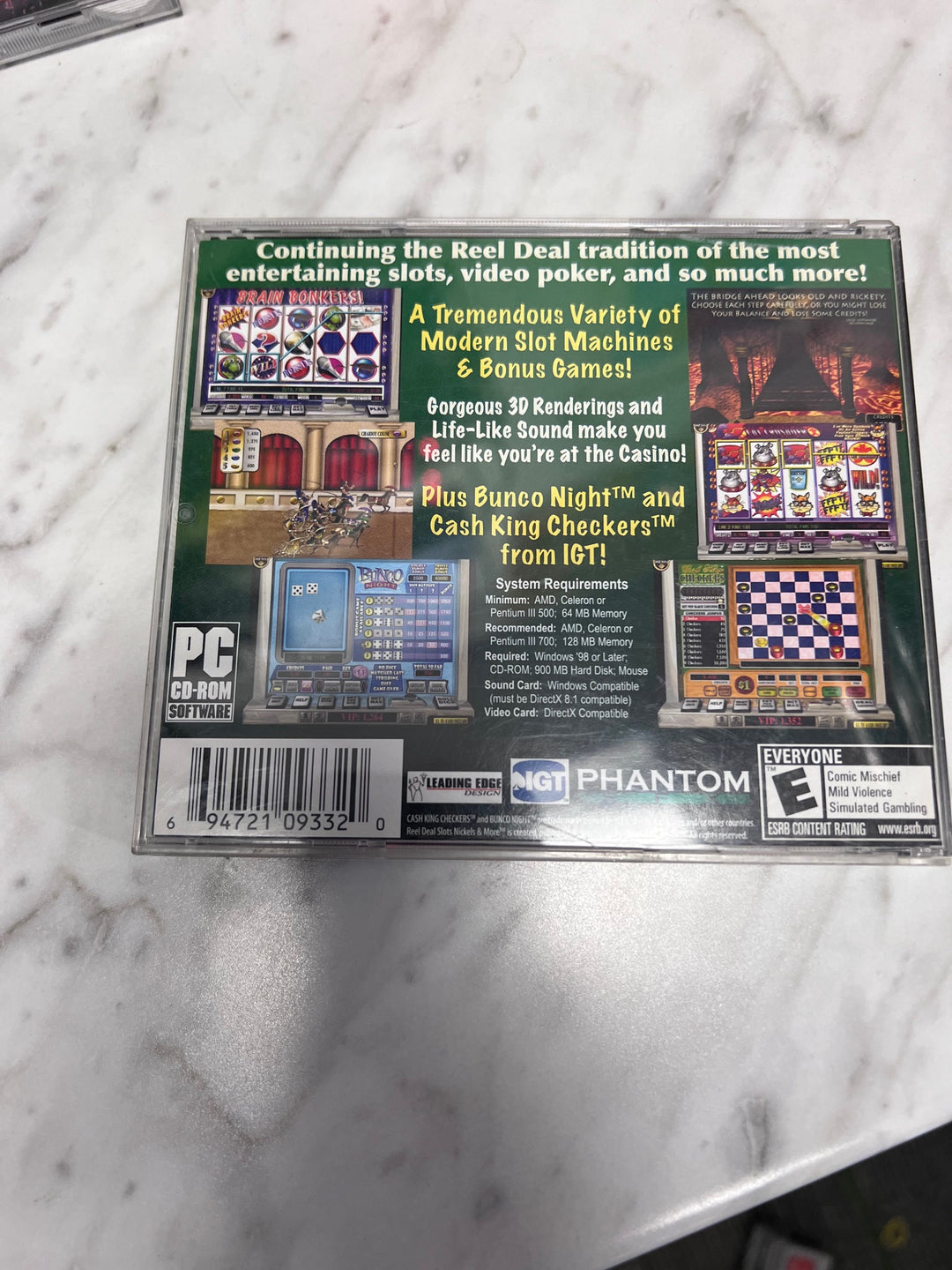 Reel Deal Slots Nickels and More (Jewel Case) PC CD-ROM Used UP111325