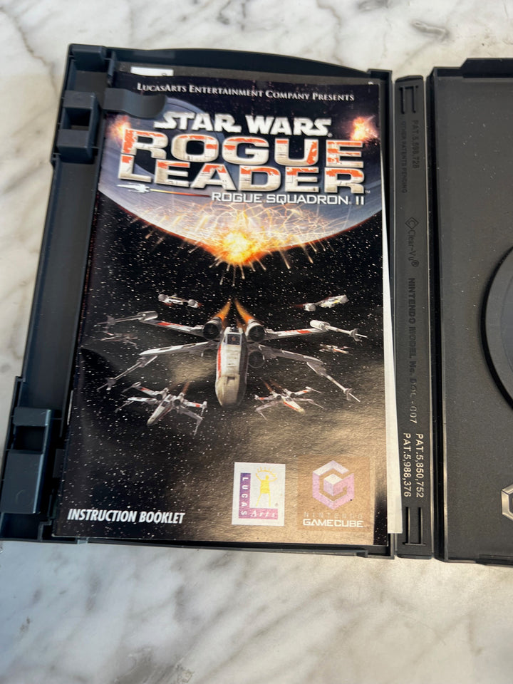 Star Wars Rogue Leader Squadron II Nintendo Gamecube Case and Manual ONLY CO81225