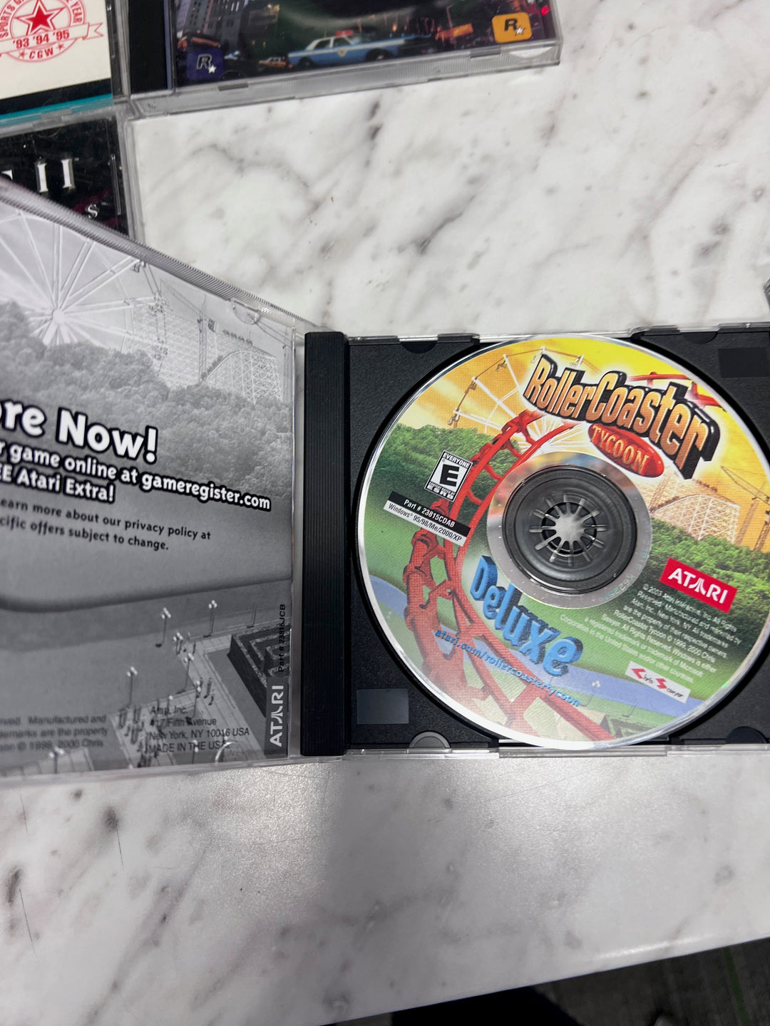 Roller Coaster Tycoon Deluxe (Jewel Case) PC CD-ROM Used UP111325