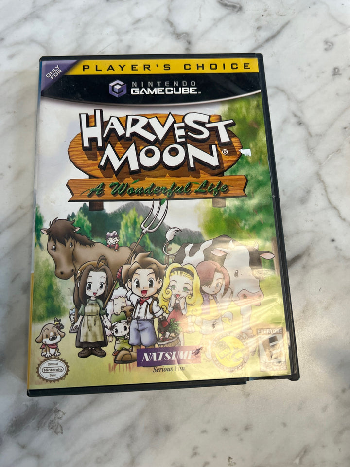 Harvest Moon A Wonderful Life Nintendo Gamecube Case ONLY CO81225