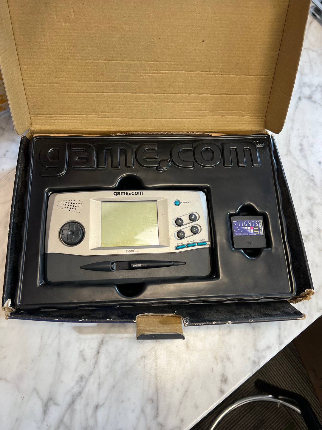 Game.com Console in Box with 3 games. Tested and working.