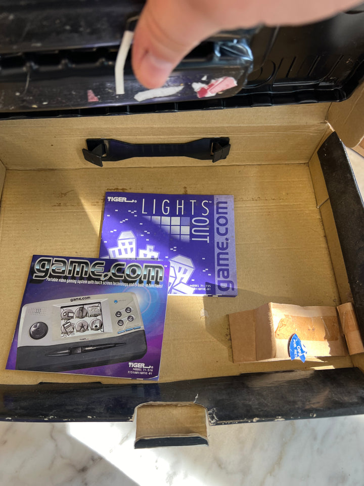 Game.com Console in Box with 3 games. Tested and working.