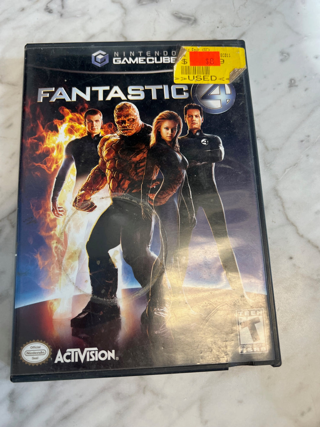 Fantastic 4 Nintendo Gamecube Case and Manual ONLY CO81225