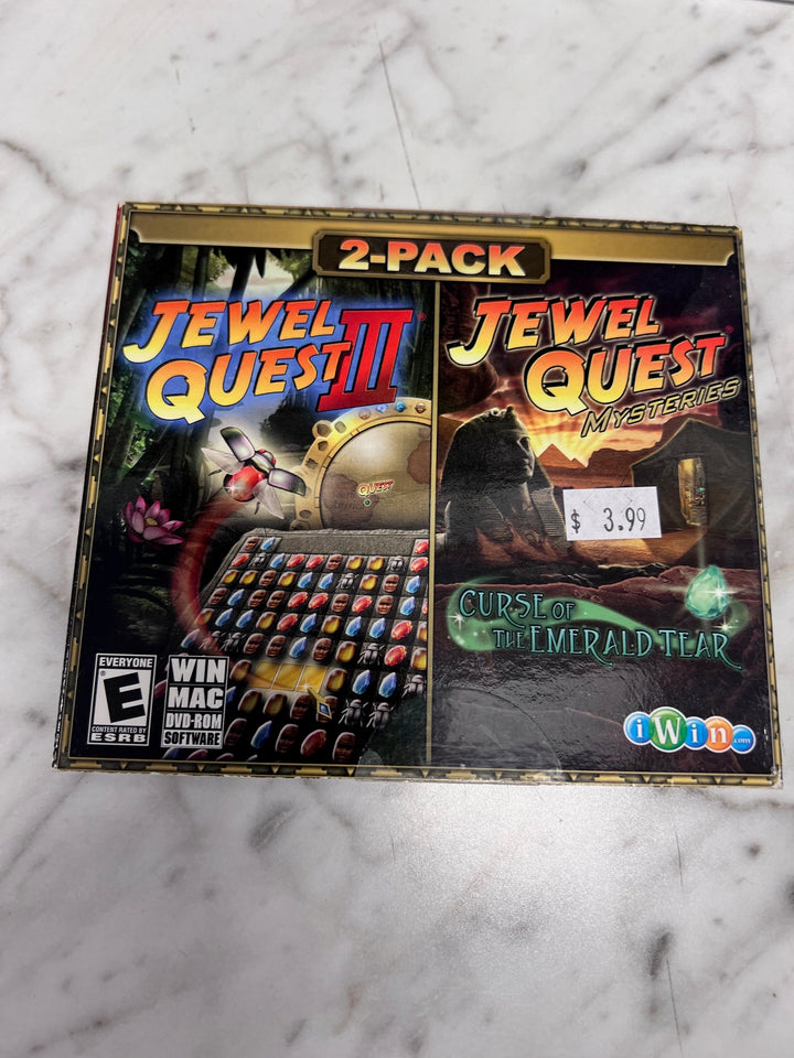 Jewel Quest 2 Pack III and Mysteries (Jewel Case) PC CD-ROM Used UP111325