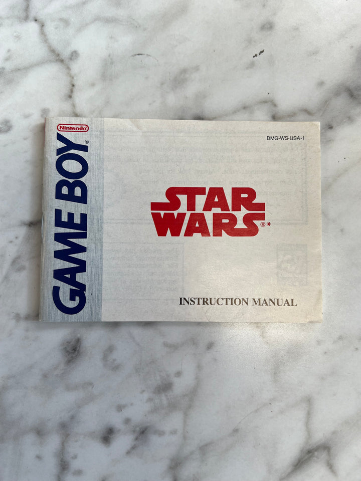 Star Wars for Gameboy MANUAL ONLY    MO101624