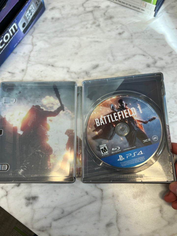 Battlefield 1 PS4 Playstation 4 Steelbook & Game Disc UD91624